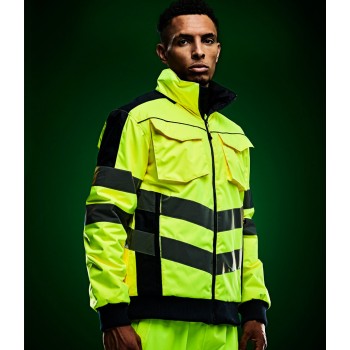 Regatta Hi-Vis Pro Contrast Bomber Jacket